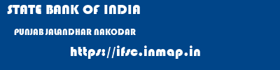 STATE BANK OF INDIA  PUNJAB JALANDHAR NAKODAR   ifsc code